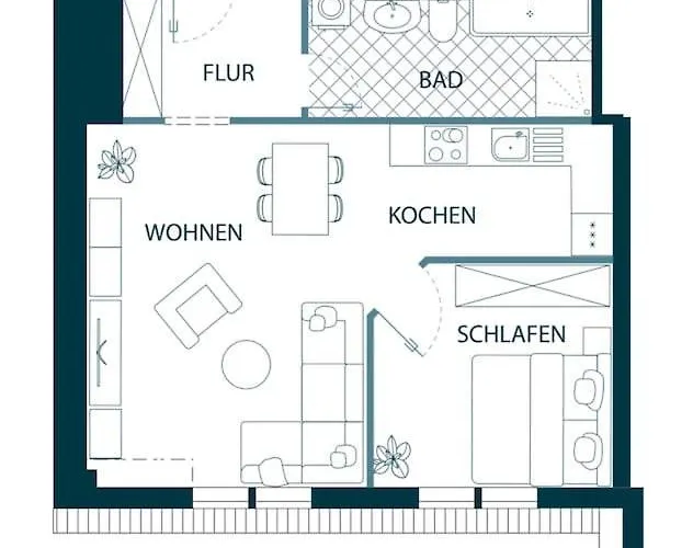 Goethe Palais Zauberlehrling 4p L Lift L Parkplatz I Zentrum I Helios Aue (Saxony)